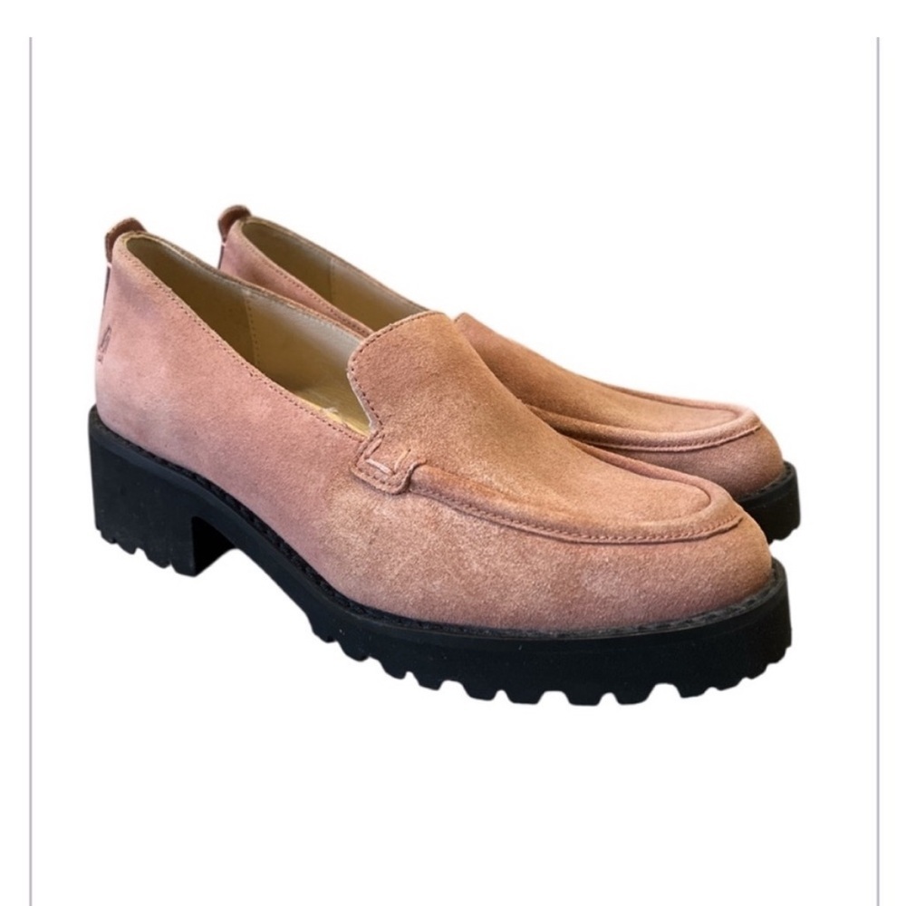 Hush Puppies Lucy Loafer in Blush Suede - Picture 4 of 8